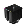 DeepCool AK620 DIGITAL Performance Air Cooler, Dual-Tower Layout, Real-Time CPU Status Screen, 6 Copper Heat Pipes, 260W Heat Dissipation, Twin 120mm FDB Fans, All Black Design